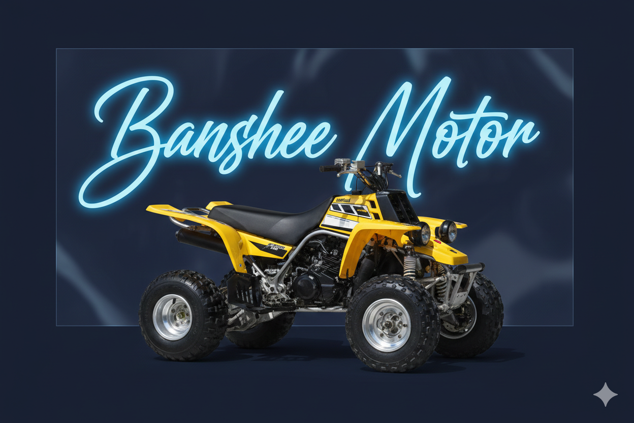 Banshee Motor Modern Calligraphy
